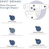 imageThe Honest Company Clean Conscious Overnight Diapers  PlantBased Sustainable  Cozy Cloud  Star Signs  Club Box Size 3 1628 lbs 52 CountSize 5