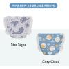 imageThe Honest Company Clean Conscious Overnight Diapers  PlantBased Sustainable  Cozy Cloud  Star Signs  Club Box Size 3 1628 lbs 52 CountSize 6