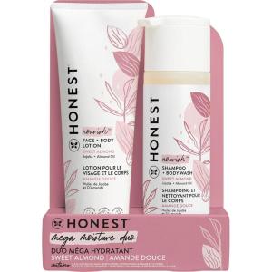imageThe Honest Company 2in1 Cleansing Shampoo  Body Wash and Face  Body Lotion Bundle  Gentle for Baby  Naturally Derived  Lavender Calm 185 fl ozSweet Almond Nourish