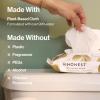 imageThe Honest Company Flushable Wipes for Sensitive Skin  Fragrance Free Hypoallergenic 99 Water Safe to Flush  Gilded Wings 126 Count