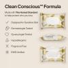 imageThe Honest Company Flushable Wipes for Sensitive Skin  Fragrance Free Hypoallergenic 99 Water Safe to Flush  Gilded Wings 126 Count