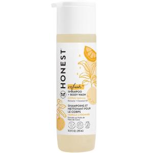 imageThe Honest Company 2in1 Cleansing Shampoo  Body Wash for Sensitive Skin  Gentle for Baby  Naturally Derived Tearfree Hypoallergenic  Fragrance Free 18 fl ozCitrus Vanilla Refresh