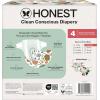 imageThe Honest Company Clean Conscious Diapers for Delicate Skin  Up to 100 Leakproof  Hypoallergenic Fragrance Free  Fall 25 Limited Edition Prints  Club Box Size 4 2237 lbs 54 Count