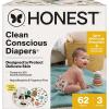 imageThe Honest Company Clean Conscious Diapers for Delicate Skin  Up to 100 Leakproof  Hypoallergenic Fragrance Free  Fall 25 Limited Edition Prints  Club Box Size 3 1628 lbs 62 Count