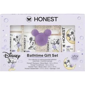imageThe Honest Company Calm Lavender Bathtime Gift Set and Disney Design Hypoallergenic Bath for Sensitive Baby Skin Shampoo and Body Wash Face and Body Lotion Bubble Bath Conditioner SpongeDisney Bathtime  Lavender