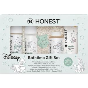 imageThe Honest Company Calm Lavender Bathtime Gift Set and Disney Design Hypoallergenic Bath for Sensitive Baby Skin Shampoo and Body Wash Face and Body Lotion Bubble Bath Conditioner SpongeDisney Bathtime  Fragrance Free