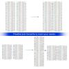imageELEGOO 2PCS 830 Point ampamp 2PCS 400 Point Breadboard Kit Solderless Breadboards for Arduino Bread Boards Electronics for Circuits Projects Prototype Board