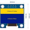 imageELEGOO 3PCS 096 Inch OLED Display Screen Module Compact SelfLuminous Mini Screens for Arduino Projects