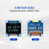 imageELEGOO 3PCS 096 Inch OLED Display Screen Module Compact SelfLuminous Mini Screens for Arduino Projects
