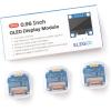 imageELEGOO 3PCS 096 Inch OLED Display Screen Module Compact SelfLuminous Mini Screens for Arduino Projects