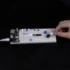 imageELEGOO Upgraded Electronics Fun Kit wPower Supply Module Jumper Wire Precision Potentiometer 830 tiePoints Breadboard Compatible with Arduino STM32