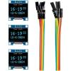 imageELEGOO 3PCS 096 Inch OLED Display Screen Module Compact SelfLuminous Mini Screens for Arduino Projects