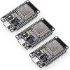 imageELEGOO 3PCS ESP32 Development Board USBC 24GHz Dual Mode WiFiBluetooth Dual Core Microcontroller for Arduino IDE Support APSTAAPSTA CP2102 Chip