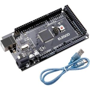 imageELEGOO MEGA R3 Board ATmega 2560  USB Cable Compatible with Arduino IDE Projects RoHS CompliantBlack