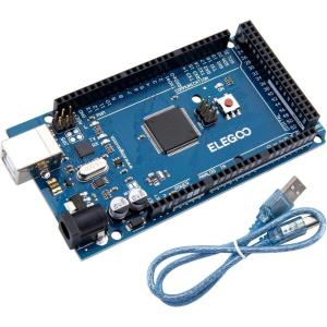 imageELEGOO MEGA R3 Board ATmega 2560  USB Cable Compatible with Arduino IDE Projects RoHS CompliantBlue