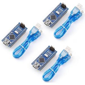 imageELEGOO Presoldered Nano Boards with USB Cable Compatible with Arduino