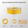 imageELEGOO Silk PLA Filament 175mm Bronze 1KG 3D Printer Filament Dimensional Accuracy  002mm 1kg Spool22lbs Fits for Most FDM 3D Printers250g4 Tridual Green Blue OrangeBlue Purple BlackRed GreenBlack Red
