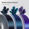 imageELEGOO Silk PLA Filament 175mm Bronze 1KG 3D Printer Filament Dimensional Accuracy  002mm 1kg Spool22lbs Fits for Most FDM 3D PrintersPla Galaxy Purple