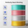 imageELEGOO Silk PLA Filament 175mm Bronze 1KG 3D Printer Filament Dimensional Accuracy  002mm 1kg Spool22lbs Fits for Most FDM 3D PrintersSilk Silver Grey