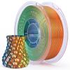Silk Tri Blue Green Orange
