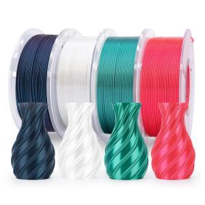 imageELEGOO Silk PLA Filament 175mm Bronze 1KG 3D Printer Filament Dimensional Accuracy  002mm 1kg Spool22lbs Fits for Most FDM 3D Printers250g4 Silk Holly GreenRedWhiteGalaxy Black