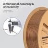 imageELEGOO PLA Filament 175mm Black 2KG 3D Printer Filament Dimensional Accuracy  002mm 2 Pack 1kg Cardboard Spool22lbs 3D Printing Filament Fits for Most FDM 3D PrintersMetal Bronze