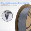 imageELEGOO PLA Filament 175mm Black 2KG 3D Printer Filament Dimensional Accuracy  002mm 2 Pack 1kg Cardboard Spool22lbs 3D Printing Filament Fits for Most FDM 3D Printers1kg Translucent