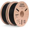 imageELEGOO Rapid PLA Plus Filament 175mm Black ampamp White 2KG PLA 3D Printer Filament for 30600 mms High Speed Printing Dimensional Accuracy  002 mm 2 Pack 1kg Spool22lbs21kg Black