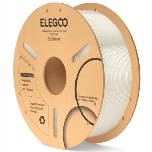 imageELEGOO PLA Filament 175mm Black 2KG 3D Printer Filament Dimensional Accuracy  002mm 2 Pack 1kg Cardboard Spool22lbs 3D Printing Filament Fits for Most FDM 3D Printers1kg Translucent