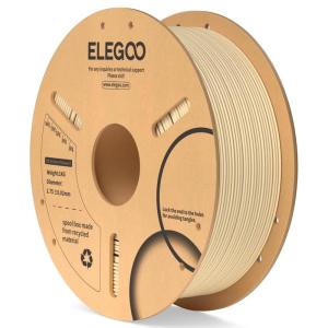 imageELEGOO PLA Filament 175mm Black 2KG 3D Printer Filament Dimensional Accuracy  002mm 2 Pack 1kg Cardboard Spool22lbs 3D Printing Filament Fits for Most FDM 3D Printers1kg Beige