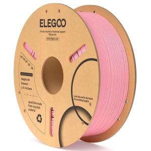 imageELEGOO PLA Filament 175mm Black 2KG 3D Printer Filament Dimensional Accuracy  002mm 2 Pack 1kg Cardboard Spool22lbs 3D Printing Filament Fits for Most FDM 3D Printers1kg Pink
