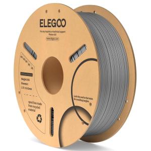 imageELEGOO PLA Filament 175mm Black 2KG 3D Printer Filament Dimensional Accuracy  002mm 2 Pack 1kg Cardboard Spool22lbs 3D Printing Filament Fits for Most FDM 3D Printers1kg Space Gray