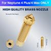 imageELEGOO 10pcs Multi Size Nozzles for Neptune 4 Plus4 Max 3D Printer Brass Hotend Nozzles 04060810mm with Cleaning KitsBrassNeptune 4 PlusMax