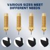 imageELEGOO 10pcs Multi Size Nozzles for Neptune 4 Plus4 Max 3D Printer Brass Hotend Nozzles 04060810mm with Cleaning KitsBrassNeptune 4 PlusMax