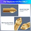 imageELEGOO 10pcs Multi Size Nozzles for Neptune 4 Plus4 Max 3D Printer Brass Hotend Nozzles 04060810mm with Cleaning KitsBrassNeptune 44 Pro