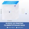 imageELEGOO Filament Storage Bags 10 Bags Vacuum Sealed Dust Proof Humidity Resistant Perfect for 3D Printer Filament Storage and Keep Filament Dry 134x118 inch No Pump Included