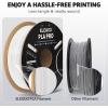 imageELEGOO PLA PRO Filament 175mm Purple 1KG 30250mms Printing Speed Improved Rigidity 3D Printer Filament Dimensional Accuracy  002mm 1kg Spool 22lbs1kg Black