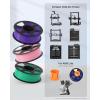 imageELEGOO PLA PRO Filament 175mm Purple 1KG 30250mms Printing Speed Improved Rigidity 3D Printer Filament Dimensional Accuracy  002mm 1kg Spool 22lbsPla Gray