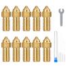 imageELEGOO 10pcs Multi Size Nozzles for Neptune 4 Plus4 Max 3D Printer Brass Hotend Nozzles 04060810mm with Cleaning KitsBrassNeptune 44 Pro