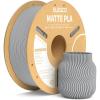 imageELEGOO Matte PLA Filament Teal Green 1KG 175mm 3D Printer Filament Dimensional Accuracy  002mm 1kg Carboard Spool 22lbs for Most FDM 3D PrintersSlate Gray