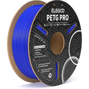 imageELEGOO PETG PRO Filament 175mm Burgundy Red Translucent Tough 3D Printer Filament Dimensional Accuracy  002 mm 1kg Cardboard Spool22lbs for Most FDM 3D PrintersBlue