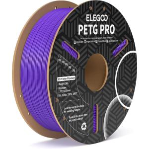 imageELEGOO PETG PRO Filament 175mm Burgundy Red Translucent Tough 3D Printer Filament Dimensional Accuracy  002 mm 1kg Cardboard Spool22lbs for Most FDM 3D PrintersPurple