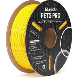 imageELEGOO PETG PRO Filament 175mm Burgundy Red Translucent Tough 3D Printer Filament Dimensional Accuracy  002 mm 1kg Cardboard Spool22lbs for Most FDM 3D PrintersYellow