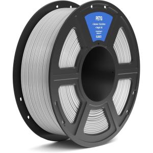 imageELEGOO PETG PRO Filament 175mm Burgundy Red Translucent Tough 3D Printer Filament Dimensional Accuracy  002 mm 1kg Cardboard Spool22lbs for Most FDM 3D PrintersPetg Gray