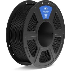 imageELEGOO PETG PRO Filament 175mm Burgundy Red Translucent Tough 3D Printer Filament Dimensional Accuracy  002 mm 1kg Cardboard Spool22lbs for Most FDM 3D PrintersPetg Black