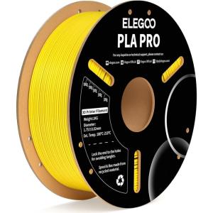 imageELEGOO PLA PRO Filament 175mm Purple 1KG 30250mms Printing Speed Improved Rigidity 3D Printer Filament Dimensional Accuracy  002mm 1kg Spool 22lbs1kg Yellow