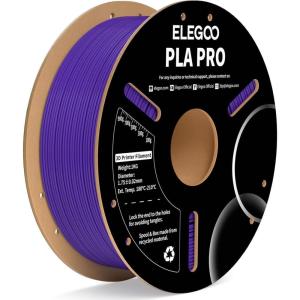 imageELEGOO PLA PRO Filament 175mm Purple 1KG 30250mms Printing Speed Improved Rigidity 3D Printer Filament Dimensional Accuracy  002mm 1kg Spool 22lbs1kg Purple