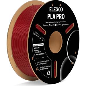 imageELEGOO PLA PRO Filament 175mm Purple 1KG 30250mms Printing Speed Improved Rigidity 3D Printer Filament Dimensional Accuracy  002mm 1kg Spool 22lbs1kg Burgundy Red