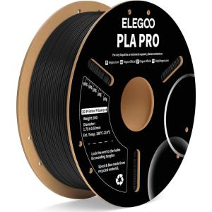 imageELEGOO PLA PRO Filament 175mm Purple 1KG 30250mms Printing Speed Improved Rigidity 3D Printer Filament Dimensional Accuracy  002mm 1kg Spool 22lbs1kg Black