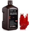 imageELEGOO 8K Water Washable 3D Printer Resin 405nm LCD UVCuring Photopolymer Resin Best for 8K12K14K Saturn MSLA DLP LCD 3D Printing 1000Gram Space GreyClear Red